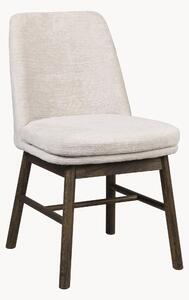 Set di 2 sedie da pranzo imbottite con gambe in legno di quercia Amesbury