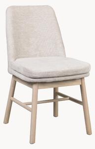 Set di 2 sedie da pranzo imbottite con gambe in legno di quercia Amesbury