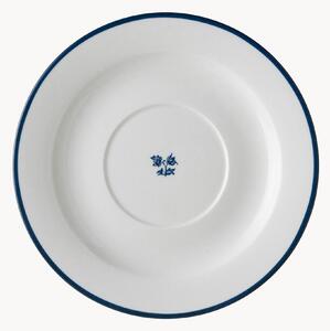 Set di 4 piattini in porcellana Blueprint