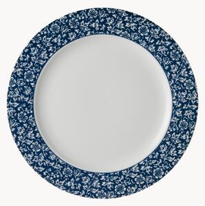 Set di 4 piatti piani in porcellana Sweet Alyssum