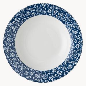 Set di 4 piatti fondi in porcellana Sweet Alyssum