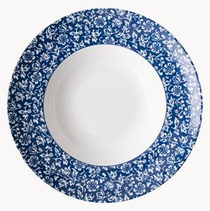 Set di 4 piatti fondi in porcellana Sweet Alyssum