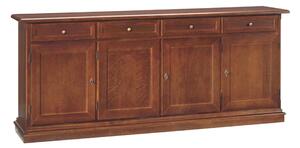 CECILY - credenza in legno cm 205 x 42 x 86 h