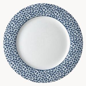 Set di 4 piatti da colazione in porcellana Floris