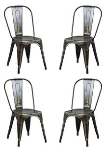 AGATHA - sedia industrial set da 4