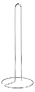 Portarotolo da cucina verticale color argento lucido in acciaio ø 14 cm Luxy – Metaltex