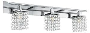 Eglo 97748 - Applique di cristallo a LED per bagni AREQUITO 3xG9/3W/230V