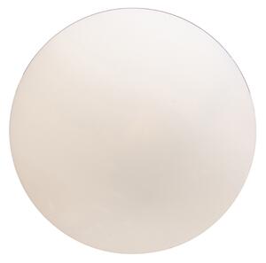 Lampada a sospensione scandinava smart argento con vetro opale 50cm incl. WiFi A60 - Ball 50