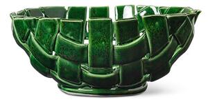Plait Ciotola Ø24 Emerald Verde - Ferm Living