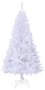 Albero di Natale Artificiale con Rami Spessi Bianco 150 cm PVC
