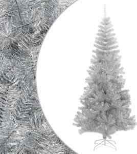 Albero di Natale Artificiale con Supporto Argento 180 cm PET