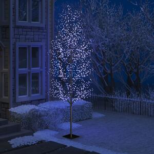Albero di Natale 1200 LED Blu Ciliegio in Fiore 400 cm