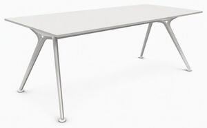 Scrivania direzionale ACTIU ARKITEK 200x100x74,5H cm gamba metallica b