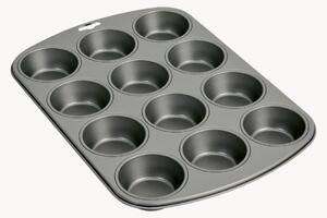 Stampo per muffin antiaderente per 12 muffin Gourmet