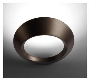 OLO LAMPADA DA PARETE OVALE IN ALLUMINIO FINITURA BRONZO LED 33W LUCE 3000K MODERNA
