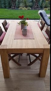 Tavolo da pranzo allungabile in legno 180x90 cm