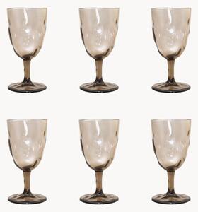 Set di 6 bicchieri da vino Wavy
