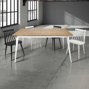 Tavolo da pranzo allungabile in legno moderno 160 x 85