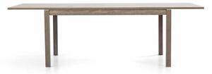 Tavolo da pranzo allungabile in legno rovere grigio 160x90 cm