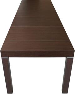 Tavolo consolle da pranzo in legno moderno wengè 50/300 x 90