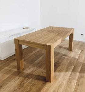 Tavolo da pranzo allungabile in legno rovere naturale 140 x 90