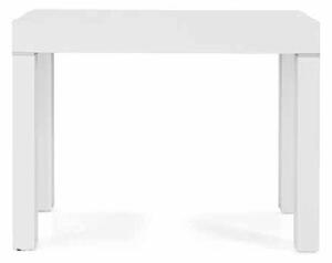 Tavolo consolle da pranzo in legno moderno bianca 50/300 x 110