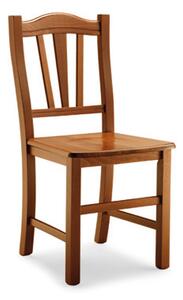 Sedia con seduta in legno massello set 2