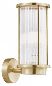 Lampada da parete durevole NORDLUX Linton IP54, Variante: Ø 99 x 298 mm, E27, 15 W, ottone