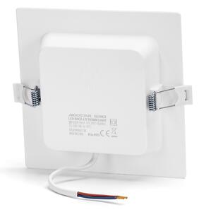 Aigostar - Faretto LED da incasso 9W, 230V, 4000K, 14,5 x 14,5 cm, bianco