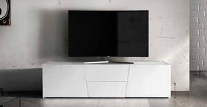 Mobile porta TV in abete bianco spazzolato 165 x 45 x 45