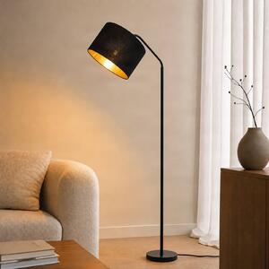 Lampada da terra Siovan Lindby, Nero, Soggiorno / Sala da pranzo, Metallo, Moderno, Lampada da terra