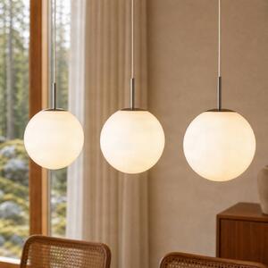 Lampada a sospensione Marike Lindby, dimmerabile, Bianco / Opale, Soggiorno / Sala da pranzo, Vetro, Moderno, Lampada a sospensione