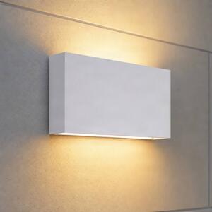 Applique da esterni Jarte Lindby, Bianco / Opale, Plastica, Moderno, Applique da esterni