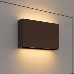Applique da esterni Jarte Lindby, Marrone / Ruggine, Plastica, Moderno, Applique da esterni