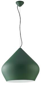 Lampadario Sospensione Led Tholos Moderno Colore Verde 60W Mis 52 x 45 cm