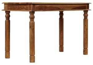 Tavolo da Pranzo in Legno Massello di Sheesham 120x60x77 cm