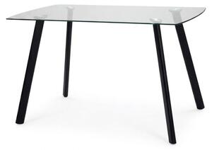Tavolo Fisso Maura Design Moderno Nero Soggiorno Cucina Casa 130x75x75