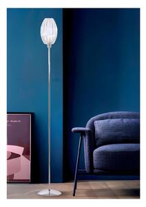 SCINTILLA LAMPADA DA TERRA CROMO DIFFUSORE OVALE IN ACRILICO TRASPARENTE CON LAMPADINA ATTACCO E27