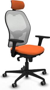 Sedia da ufficio con poggiatesta Piqueras y Crespo 3D036G2 Arancione
