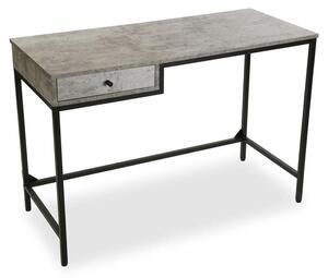 Scrivania Ufficio Moderna con Cassetto Grigio Design Studio Modello Jack
