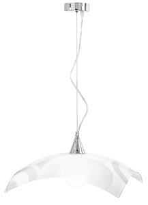 Lampadario Sospensione Mir Coordinati Colore Bianco 60W Mis 45 x 45 x 110 cm