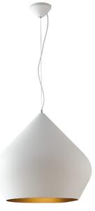 Lampadario Sospensione Led Tholos Moderno Colore Bianco 60W Mis 52 x 45 cm