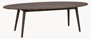 Tavolino ovale da salotto in legno di quercia Tompkins