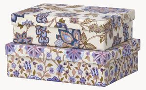 Set di 2 scatole decorative fatte a mano Tara