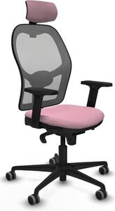 Sedia da ufficio con poggiatesta Piqueras y Crespo 2D036G2 Rosa