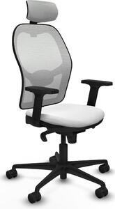 Sedia da ufficio con poggiatesta Piqueras y Crespo 2D036N2 Bianco
