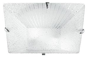 Lampadario Plafoniera Iside Coordinati Colore Bianco 60W Mis 40 x 40 cm