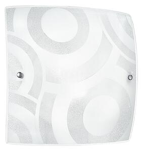 Lampadario Plafoniera Miro Coordinati Colore Bianco 60W Mis 50 x 50 cm