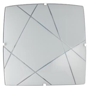 Lampadario Plafoniera Led Alexia Ceiling Lamp Colore Bianco 15W Mis 30 x 30 cm