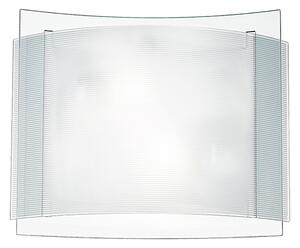Lampadario Plafoniera Righe Ceiling Lamp Colore Bianco 60W Mis 35 x 28 cm